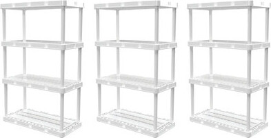 Gracious Living 48" H x 12" W x 24" D Shelving Unit