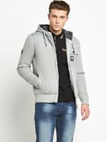 Thumbnail for your product : Crosshatch Mens Barkes Knitted Zip Cardigan