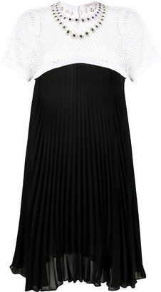 Christopher Kane Crystal Embellished Mesh Dress