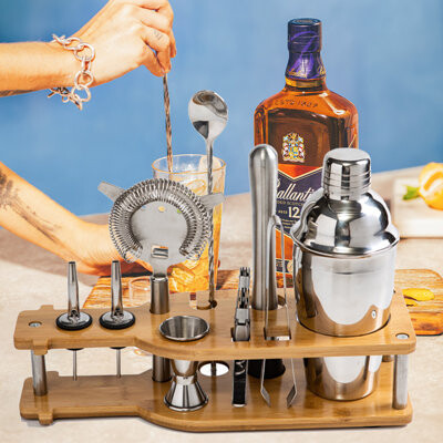 Prep & Savour Deverick Stainless Steel Bar Tool Set