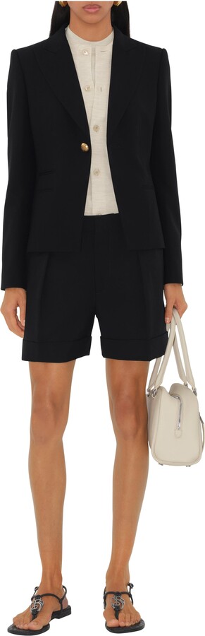 Burberry Wool Tailored Jacket
