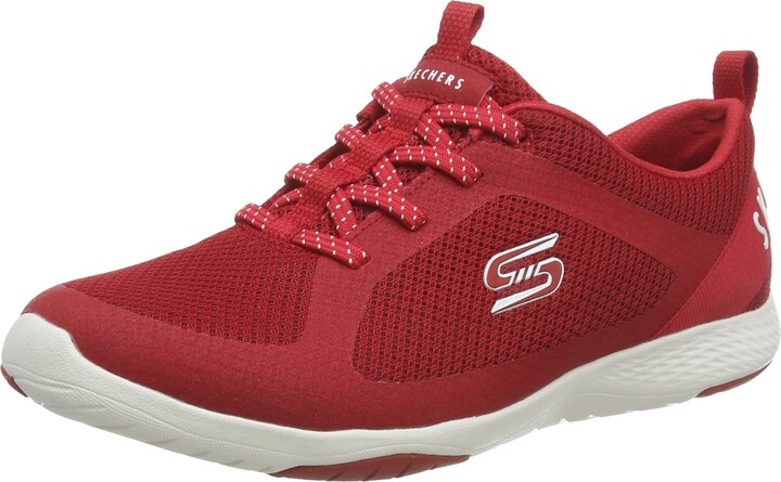 red skechers trainers