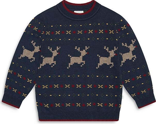 Christmas Jumper Mens Pale Blue Jumper Reindeer Debenhams Fairisle