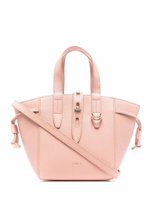 furla leather tote bolsa