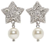 Miu Miu - Boucles d'oreilles en argent Pearl & Crystal Star