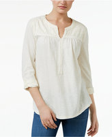 Thumbnail for your product : Style&Co. Style & Co Jacquard Roll-Tab Tunic, Only at Macy's