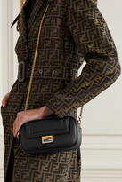 Thumbnail for your product : Fendi Easy 2 Baguette Leather Shoulder Bag - Black
