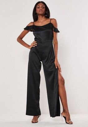 cold shoulder romper pants