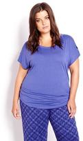Thumbnail for your product : Addition Elle Scoop Neck PJ Top