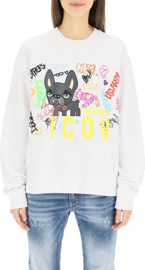 dsquared graffiti jumper