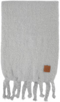 Thumbnail for your product : Loewe Grey Mohair Scarf