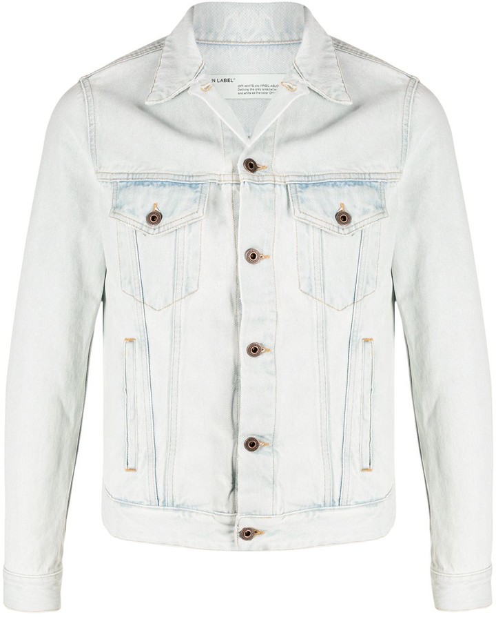 off white jean jacket mens