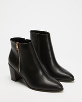 Thumbnail for your product : Spurr Women's Black Heeled Boots - Carrie Ankle Boots - Size 5 at The Iconic