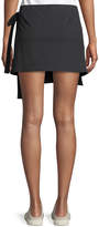 Thumbnail for your product : Theory Wrap-Tie Mini Skirt in Stretch Cotton