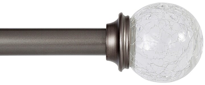 Pewter Curtain Rod The World S Largest Collection Of Fashion Style - Home Decorators Collection Curtain Rod Installation