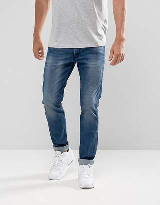 Replay Anbass Stretch Slim Jean Mid Wash