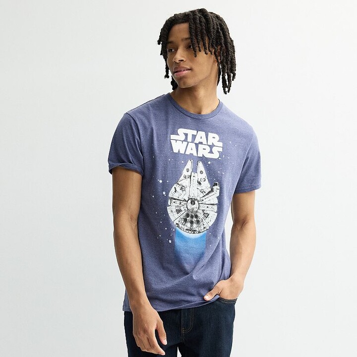 Licensed Character Men's Star Wars Millennium Falcon Tee