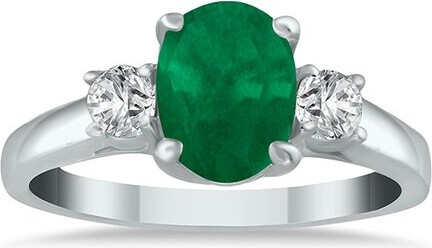 Gem Spark 14K 1.58 Ct. Tw. Diamond & Emerald Ring