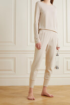 Thumbnail for your product : Varley Astoria Ribbed TencelTM Lyocell And Linen-blend Top - Neutrals