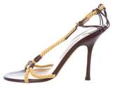 Thumbnail for your product : Jimmy Choo Leather Multistrap Sandals