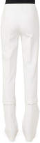 Thumbnail for your product : Akris Carleen Mid-Rise Straight-Leg Cotton-Silk Pants