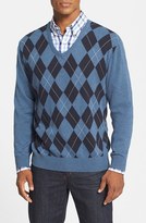 Thumbnail for your product : Cutter & Buck 'Hadley' Regular Fit Argyle V-Neck Sweater