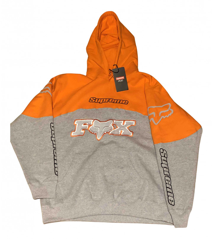 supreme sweater orange