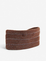 Thumbnail for your product : Sessun Metallic-thread alpaca-blend headband