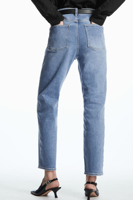 COS Straight-Leg Slim-Fit Ankle-Length Jeans - ShopStyle