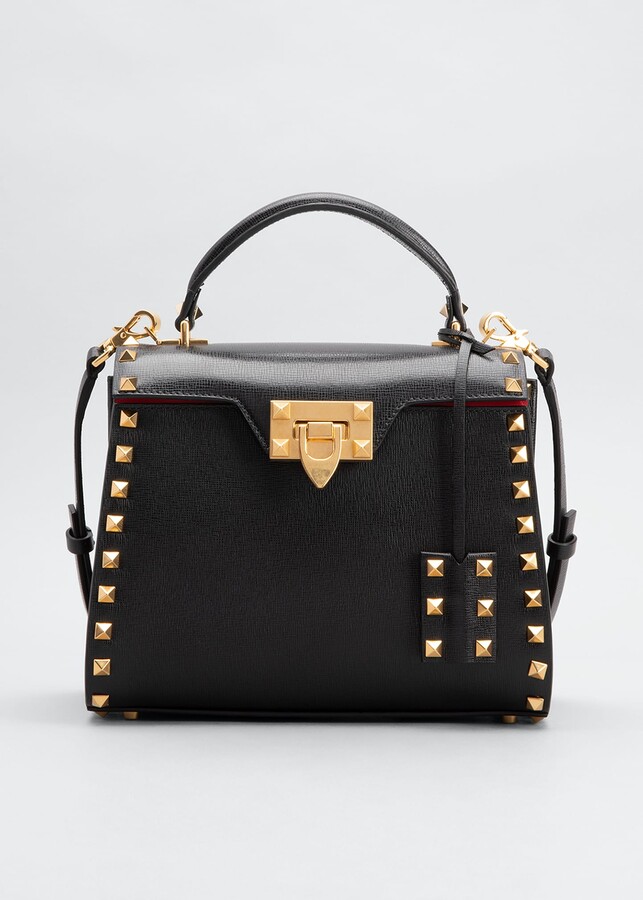 Valentino Rockstud Top Handle | Shop the world's largest 