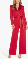 Thumbnail for your product : Adrianna Papell Knit Crepe Tuxedo Jumpsuit