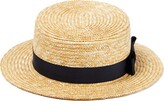 Thumbnail for your product : Il Gufo Raffia-effect hat