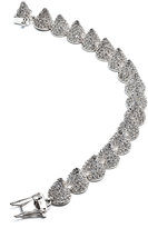 Thumbnail for your product : Eddie Borgo Small Pave Cone Bracelet, Silver Plate