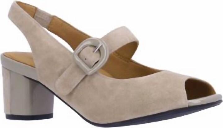 L'Amour des Pieds Women's Merryn Leather Pump In Taupe