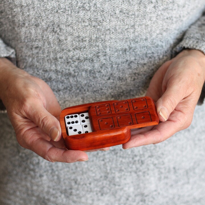 Handmade Wooden Dice Box