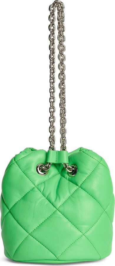 Stand Studio Yvette Diamond quilted faux leather bag ShopStyle