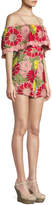 Thumbnail for your product : Alice + Olivia Anelle Off-the-Shoulder Lace Ruffle Romper