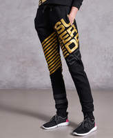Thumbnail for your product : Superdry Diagonal Black And Gold Joggers