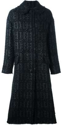 Simone Rocha long tweed coat