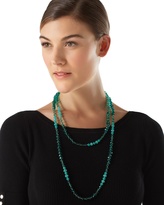 Thumbnail for your product : White House Black Market Long Julep/Kelly Ombre Necklace