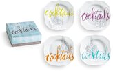 Thumbnail for your product : Rosanna COCKTAILS APPETIZER PLATES S/4