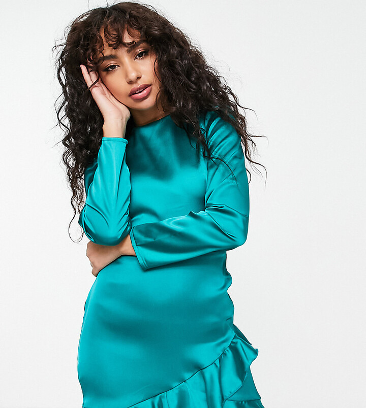 Emerald Green Wrap Dress | Shop the 
