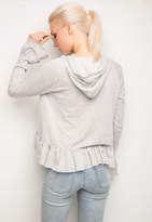 Thumbnail for your product : Generation Love Easton Ruffle Hooded Sweatshirt