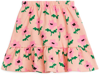 Arket Jersey Frill Skirt
