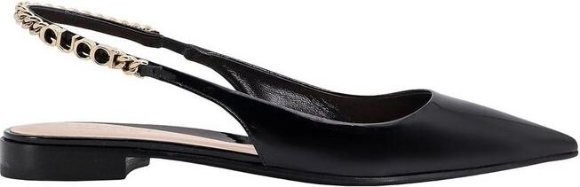 Gucci Pointed-Toe Slingback Flats
