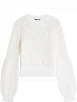 Thumbnail for your product : McQ Mesh Knit Wool Pullover