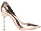 Thumbnail for your product : Sophia Webster Rose Gold Coco Crystal 115 pumps