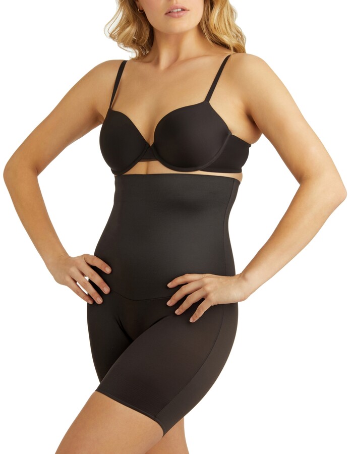 Miraclesuit Women's Comfy Curves Hi-Waist Thigh Slimmer Shapewear 2519 -  ShopStyle