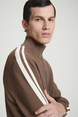 COS Contrast-Stripe Knitted Track Jacket - ShopStyle