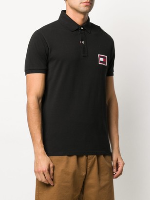 Tommy Hilfiger logo patch polo T-shirt